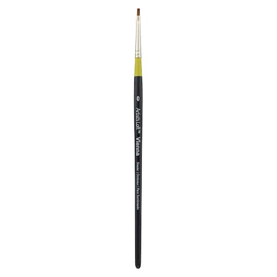 Golden Taklon Short Handle Flat Shader Brush by Artist's Loft™ Vienna